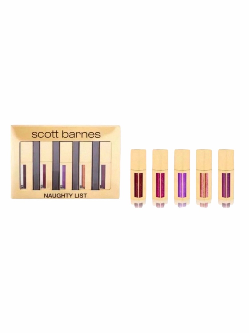 Scott Barnes NAUGHTY LIST 5-Piece Lip Gloss Set - 0.10 oz x 5